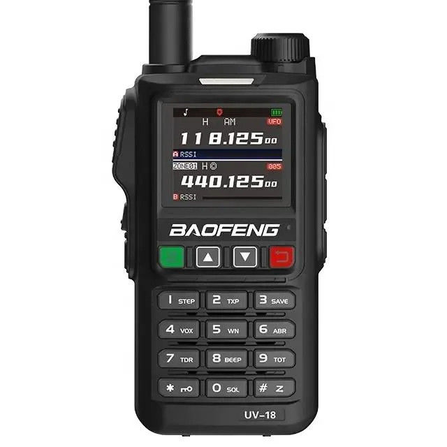 133*62*32mm 黒色ウォーキー・トーキー Hm-618 省エネモード 幅広く/狭いバンド GPS/Glonass